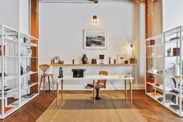 loft murs en briquettes décoration intérieure