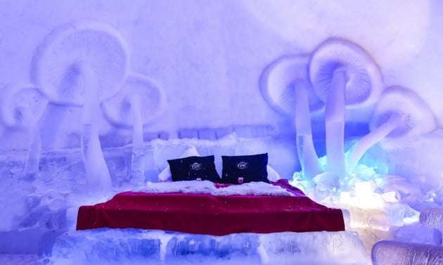 hotel de glace quebec canada roumanie