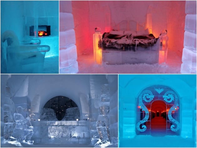 hotel de glace quebec canada finlande norvege