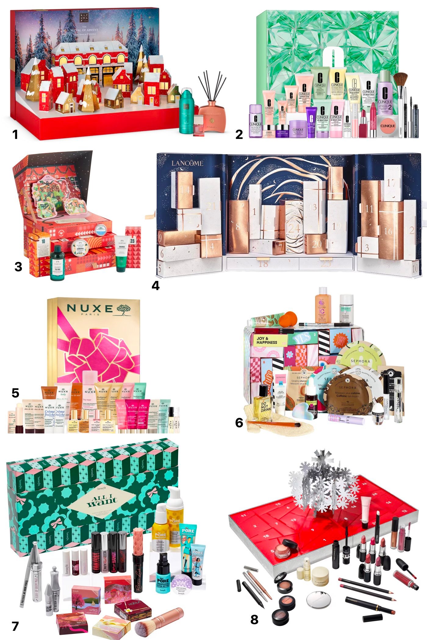 calendrier avent adulte 2023 test cosmeto maquillage