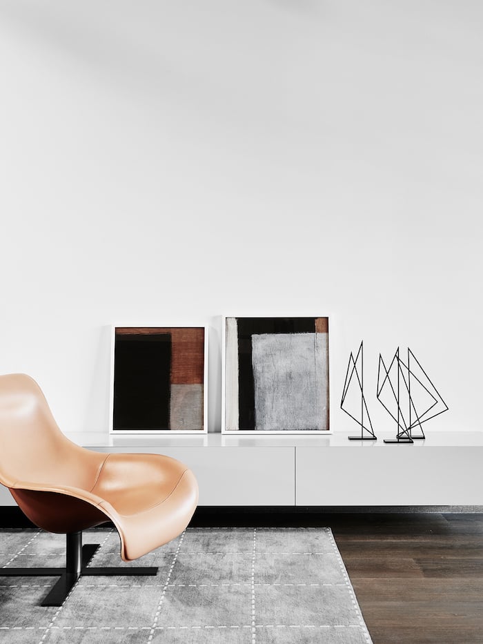 loft cosy d'un amateur d'art