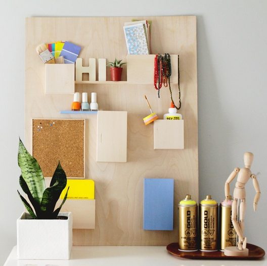 DIY DECO organiseur mural rangement en bois