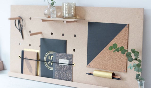 DIY deco organisateur mural de bureau a faire soi meme