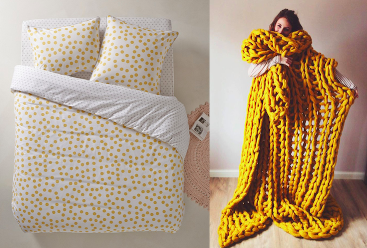 plaid grosse maille tricot couvre lit