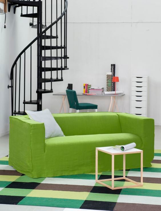 Canape vert pomme ikea