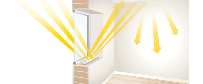 Espaciel intérieur lumineux même en hiver