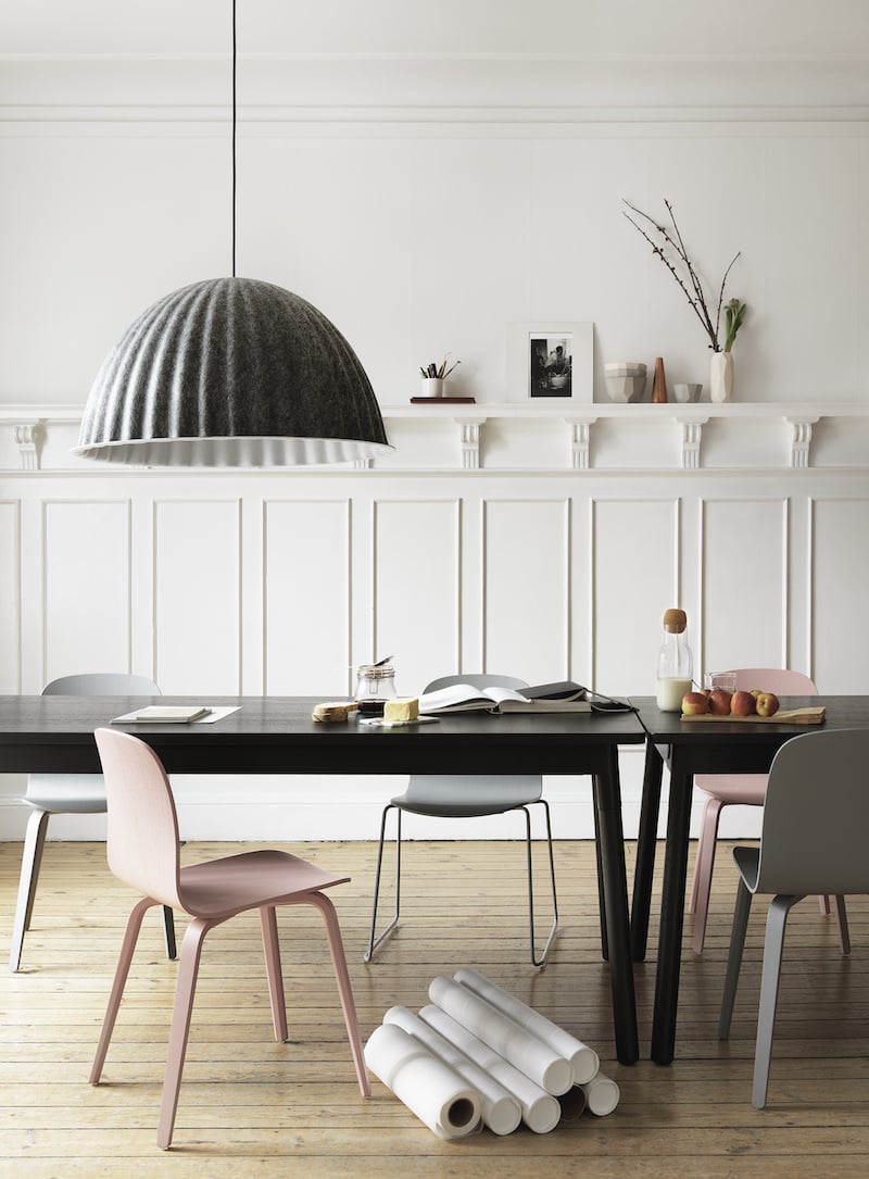 interieur scandinave et coloré par Muuto