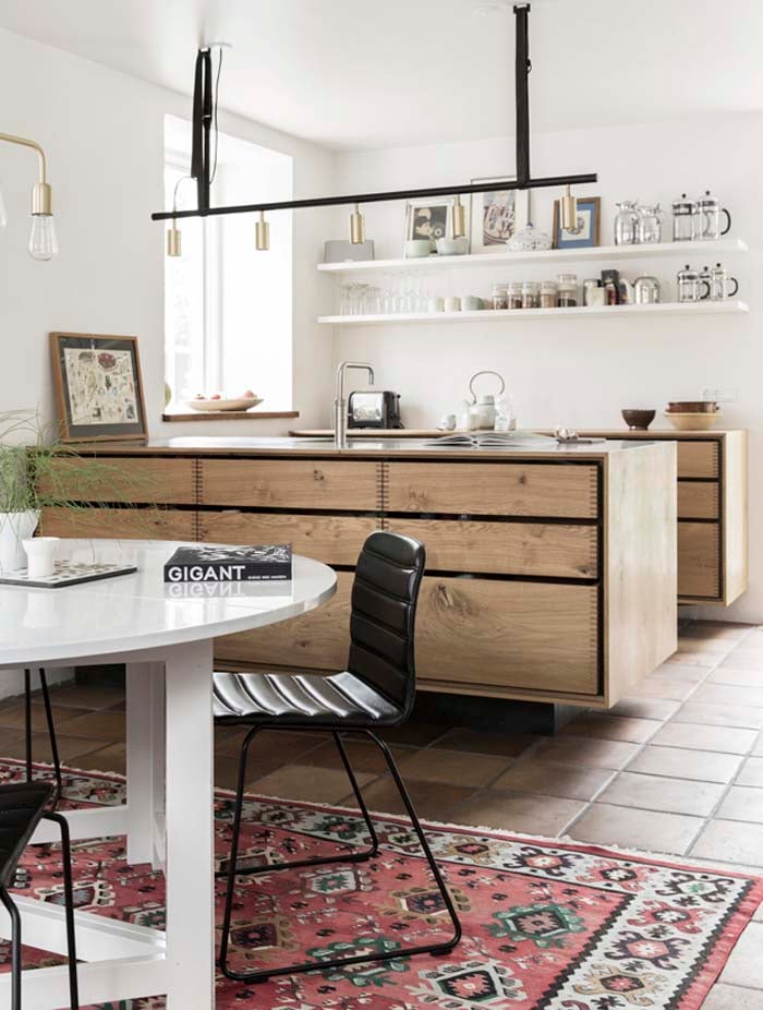 Mogens Lassen maison du danemark cuisine en bois