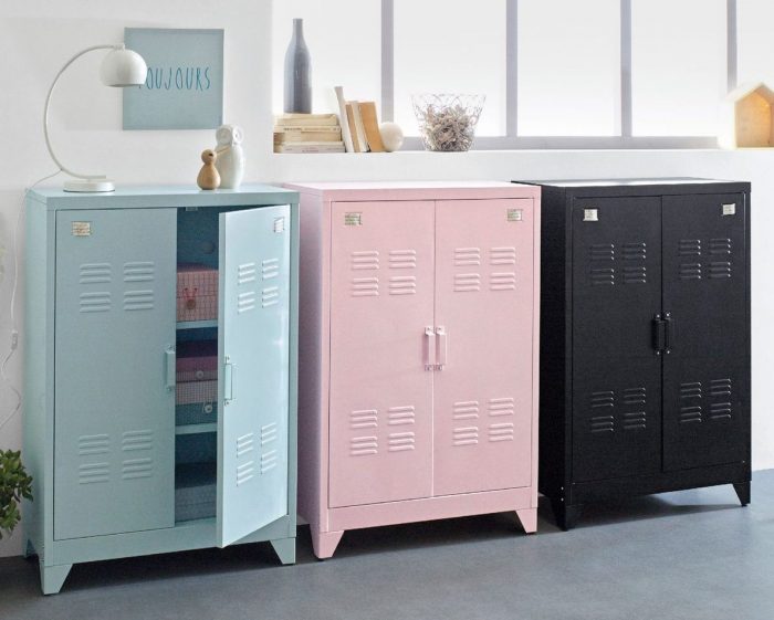 armoire métallique pour enfant commode deco