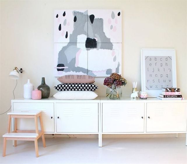 armoire métallique ikea ps industrielle