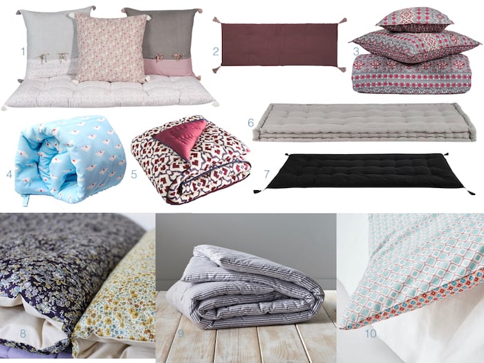 shopping ou trouver un matelas de sieste deco
