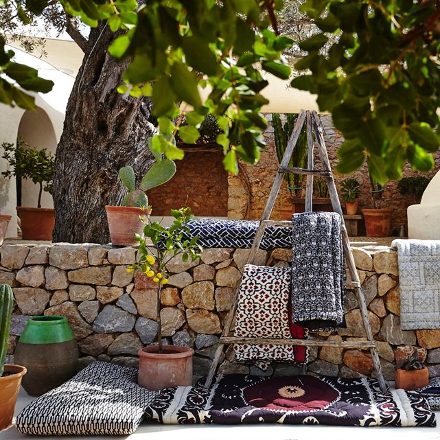 matelas de sieste en exterieur terrasse