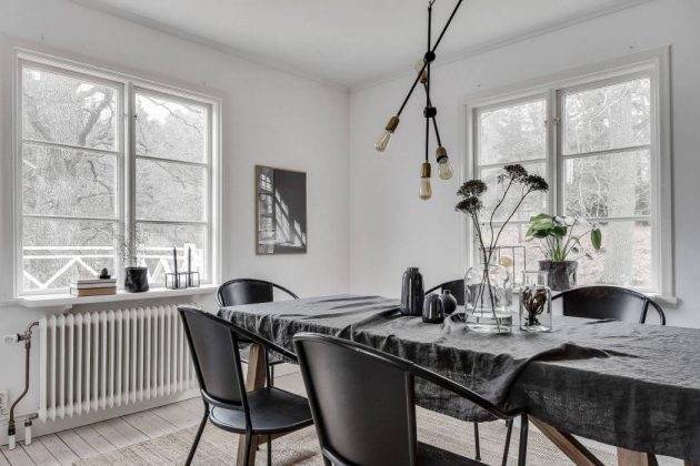 salle à manger scandinave hygge