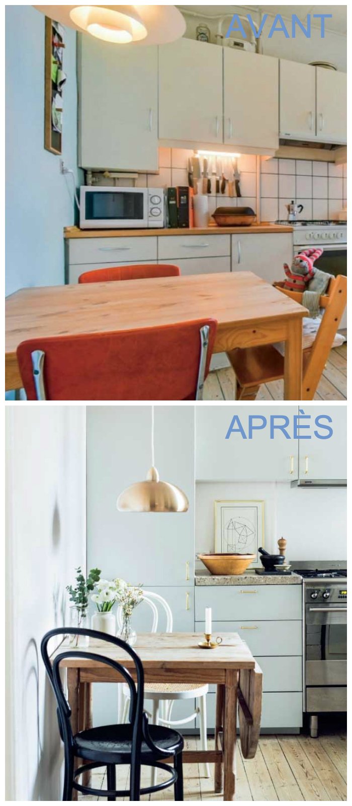 appartement avant après cuisine