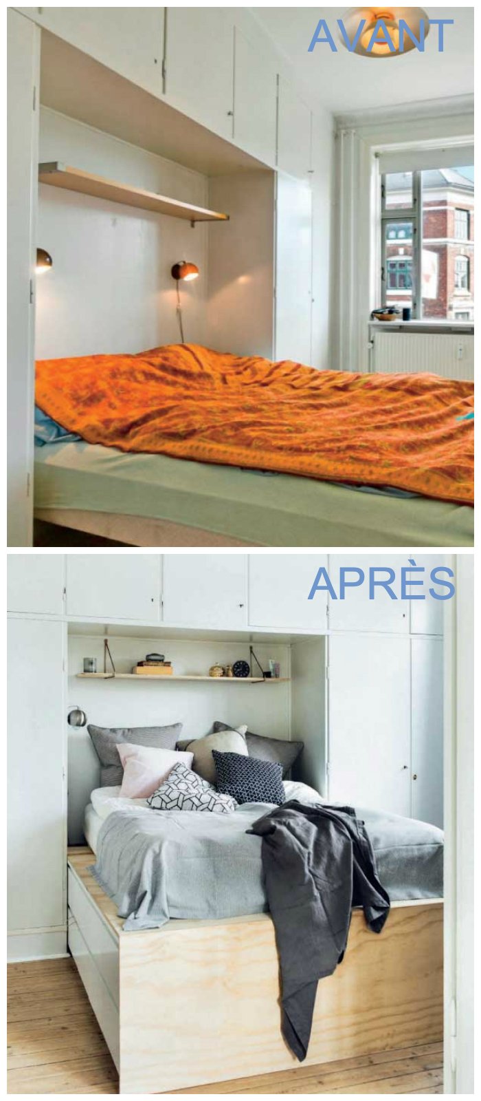 appartement avant après chambre