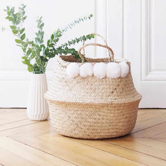 La déco printemps fait ressortir le rotin et