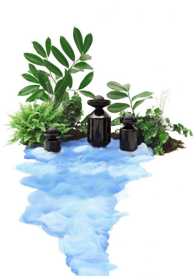 flacon noir parfum a pipette