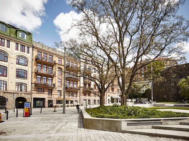 architecture place colorée retour à Göteborg