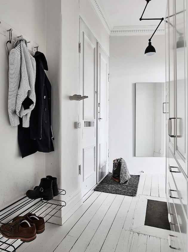 idée pour aménager une entré au style scandinave