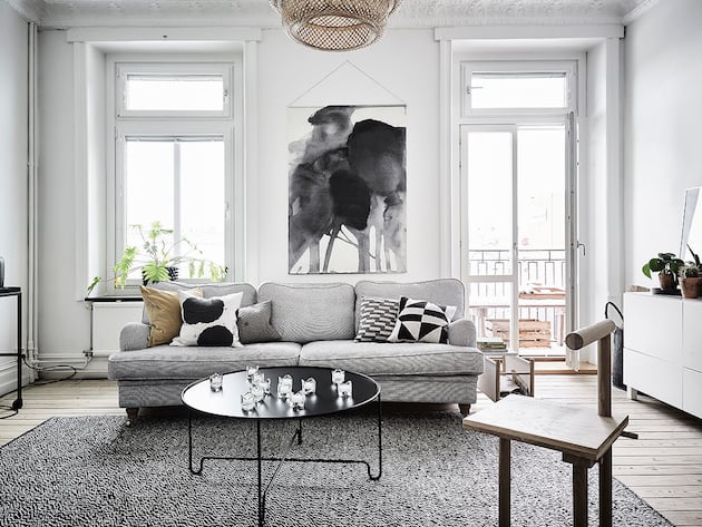 décoration intérieure retour à Göteborg scandinave