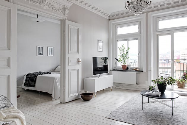 appartement scandinave decoration interieur goteberg