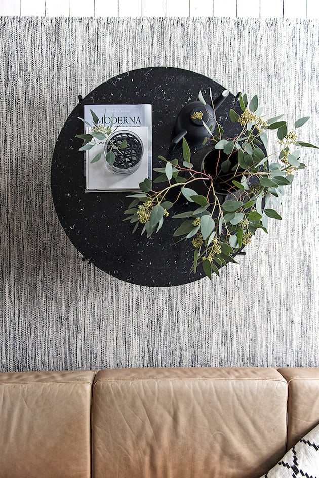 minimaliste scandinave vue de haut bouquet