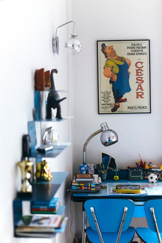 appartement haussmannien moderne chambre garcon