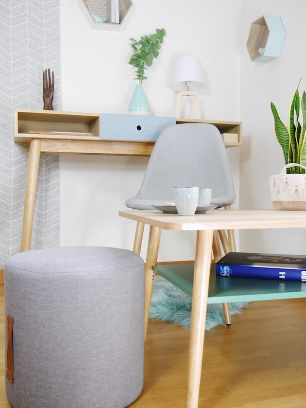 aménager un coin bureau scandinave par BUT