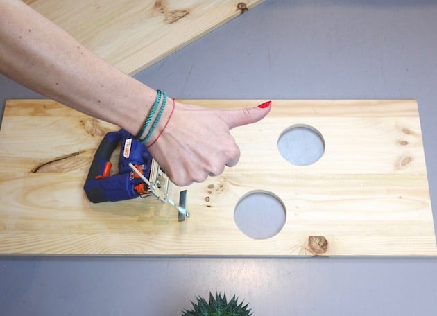 DIY Fabriquer une étagère échelle matériel