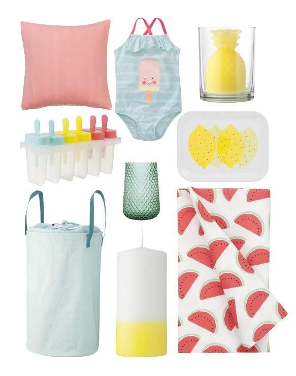 HEMA acidule ete rose jaune bleu