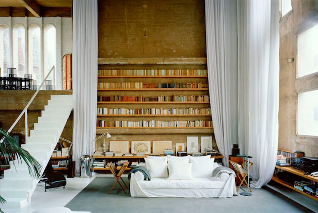 deco la fabrica ricardo bofill loft vegetal usine bibliotheque