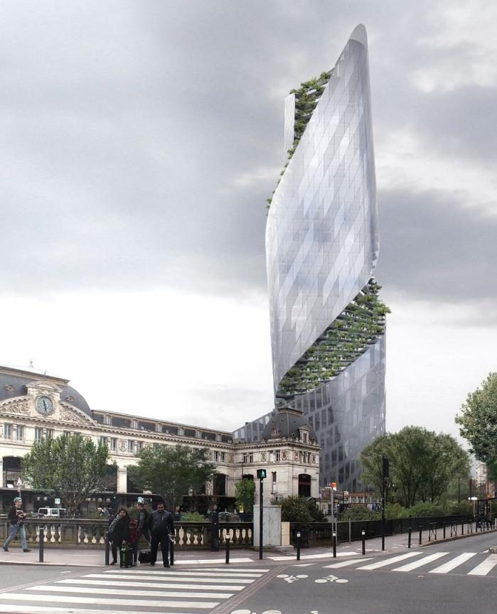Occitanie Tower tour toulouse gare daniel libeskind
