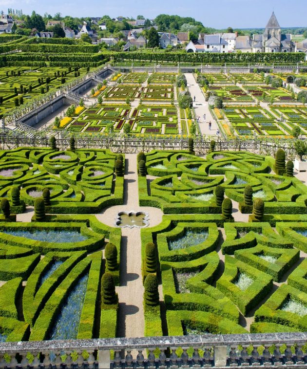 Château de Villandry idee jardiniere decoration