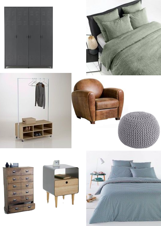 chambre masculine idee deco inspiration
