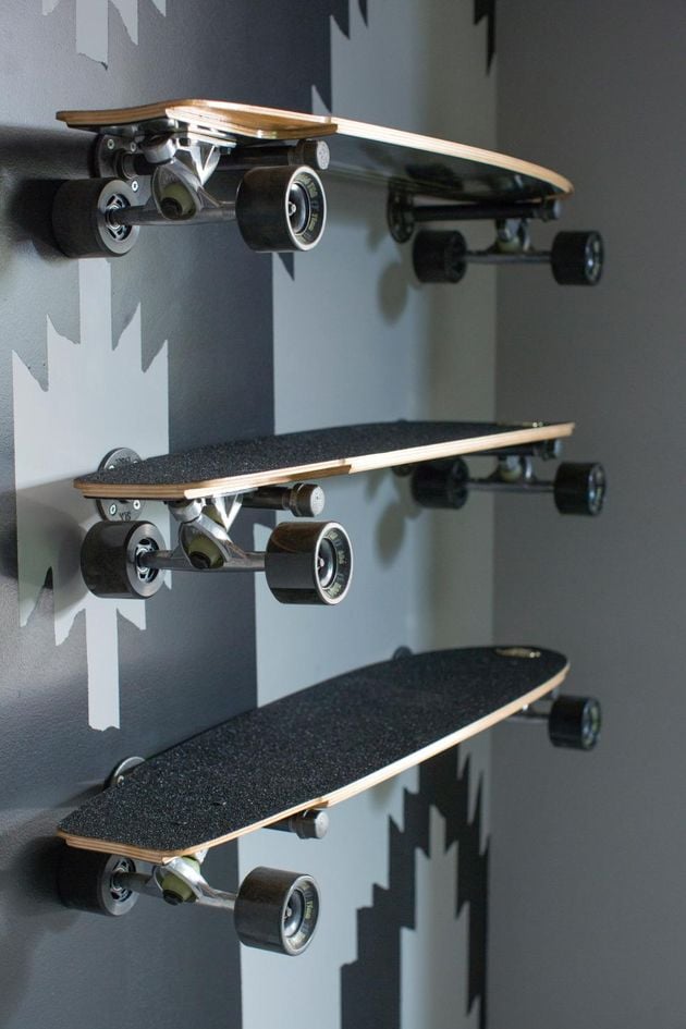 skateboard chambre masculine 