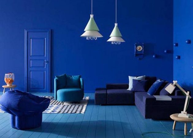 total look de bleu indigo