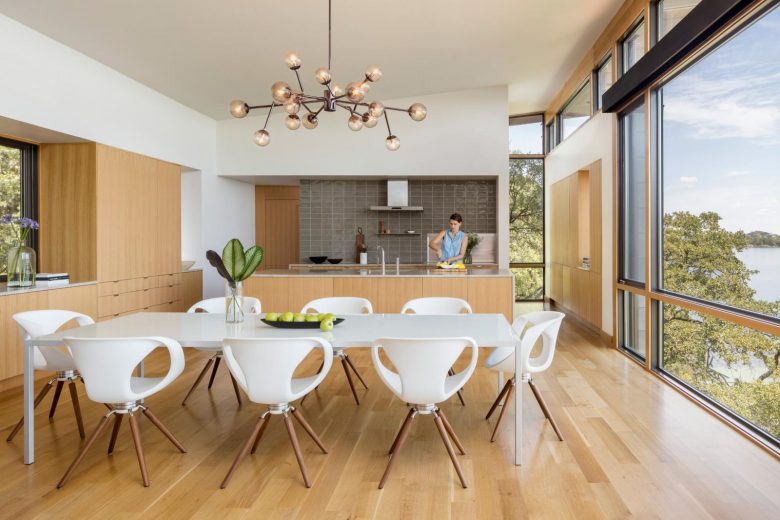 maison sur pilotis cuisine amenagee