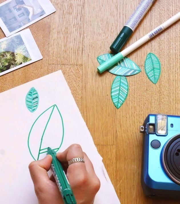 seconde etape du diy photo