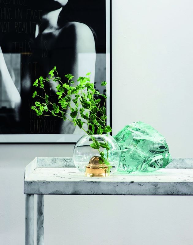 vase flower bullet clear par design by us