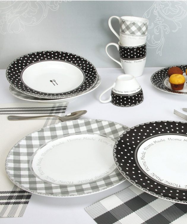 art de la table vaisselle deco vichy