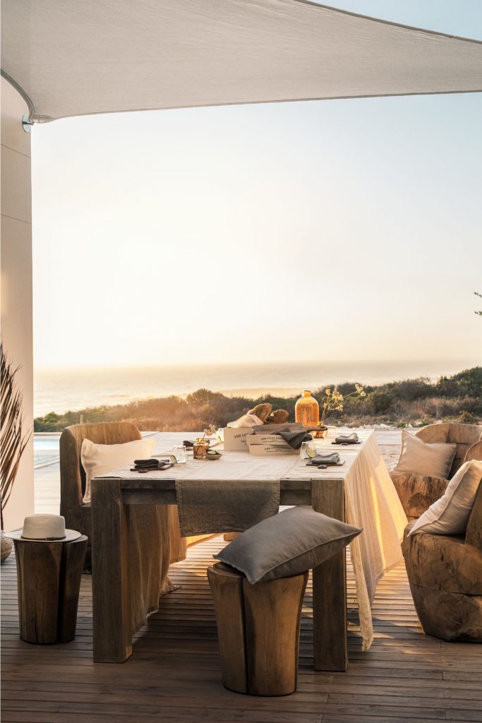 h et m home repas terrasse diner d été