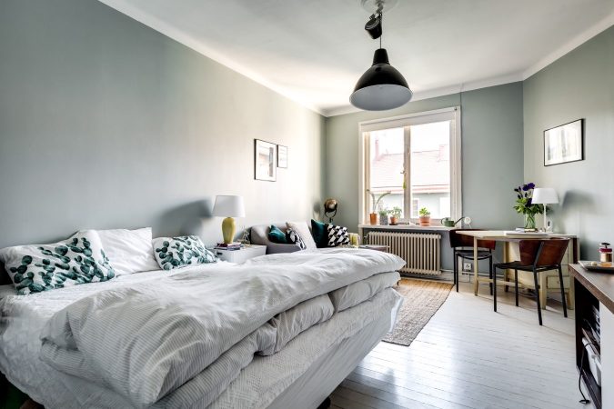 déco industrielle vintage chambre parentale