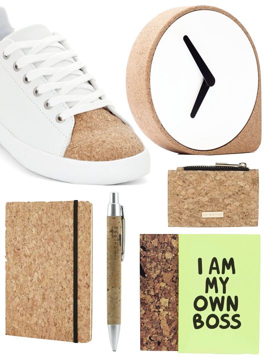 liège décoratif dans la mode et la décoration tendance ecolo green