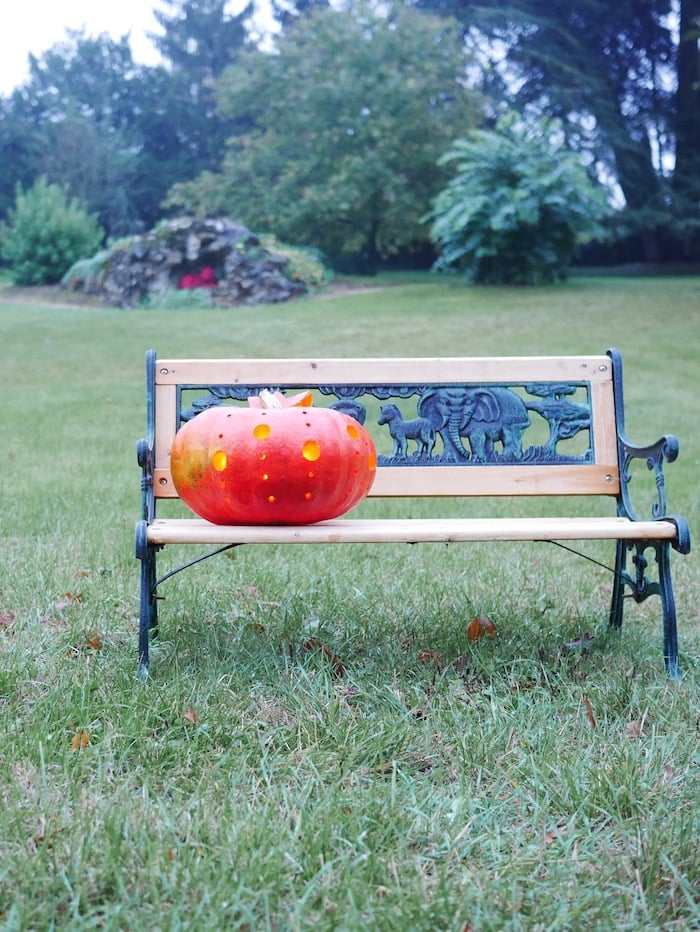 citrouilles halloween diy deco perceuse trou
