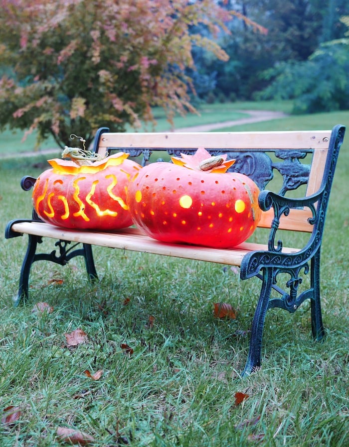 realiser ses propres citrouilles halloween a la perceuse