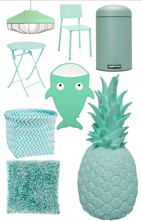 couleur mint deco produit design rigolo idée cadeau anniversaire