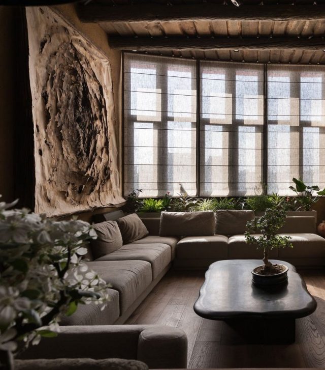 salon bonzaï wabi sabi panneaux japonais