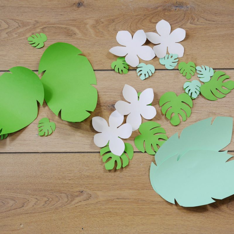diy tuto fleur en papier guirlande ete