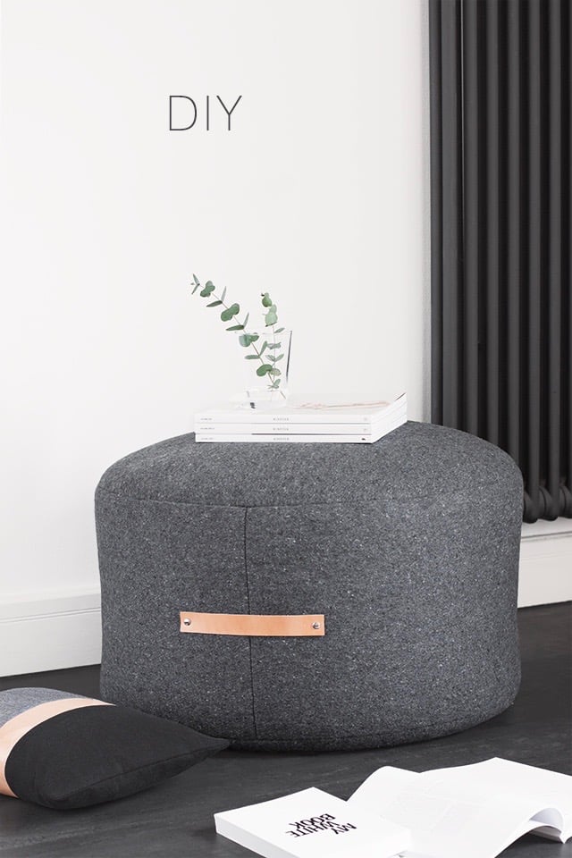 fabriquer un pouf la délicate parenthèse