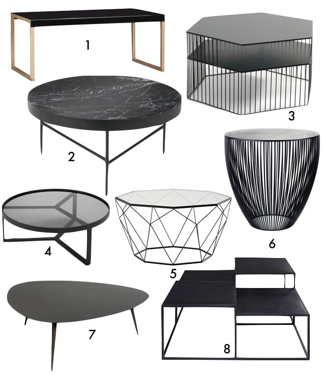 blog deco masculine chambre idee table basse noire